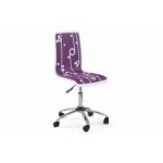 chaise de bureau mauve