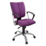 chaise de bureau mauve