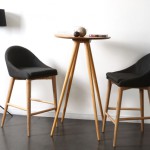 chaise haute cuisine grise