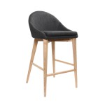 chaise haute cuisine grise