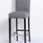 chaise haute cuisine grise