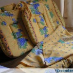 galette de chaise et nappe assortie