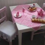 galette de chaise et nappe assortie