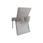 housse de chaise grise pas cher