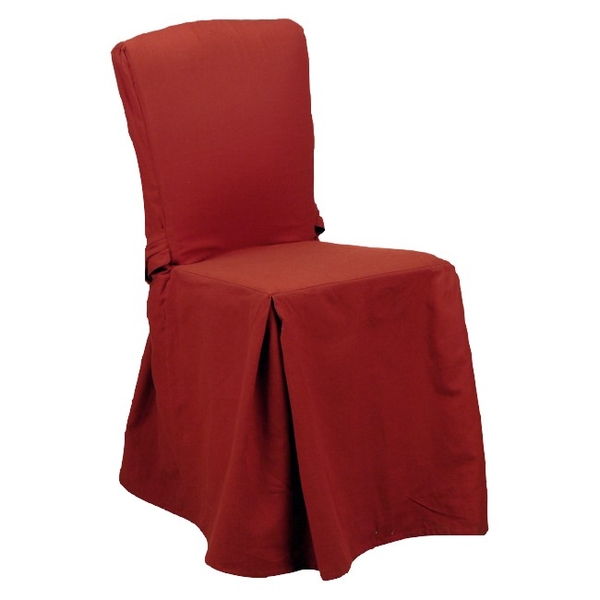 housse de chaise orange