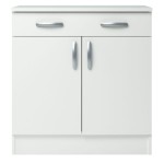 meuble bas de salle de bain blanc