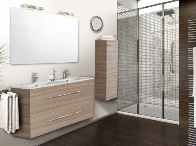 meuble bas salle de bain aubade