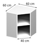 meuble d'angle haut salle de bain