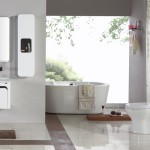 meuble haut salle de bain + noir laque