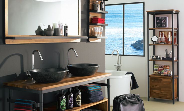 meuble sous vasque kota