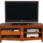 meuble tv bas merisier
