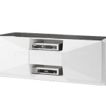 meuble tv haut blanc