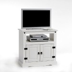 meuble tv haut blanc