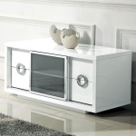 meuble tv haut blanc