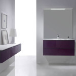 meuble vasque et miroir