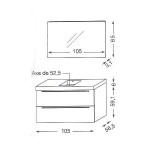 meuble vasque hauteur