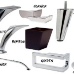 pieds de lit inox