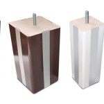 pieds de lit inox