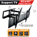 support mural tv visionic