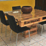 table a manger en palette