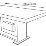 table a manger hauteur 90 cm