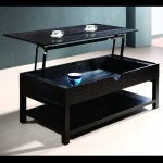 table basse avec plateau relevable