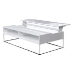 table basse avec plateau relevable