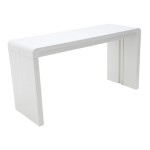 table console blanc