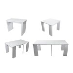 table console blanc