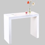 table console blanc