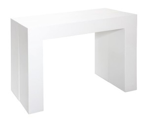 table console blanc