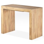 table console bois extensible