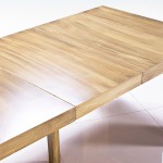 table console bois extensible