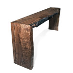 table console en bois