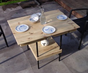 table console rabattable