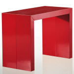 table console rouge