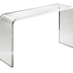 table console transparente