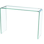 table console transparente