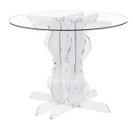 table d'appoint en plexiglas