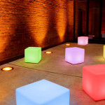 table d'appoint led