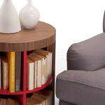 table d'appoint noyer