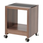 table d'appoint noyer