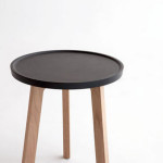 table d'appoint ronde en bois