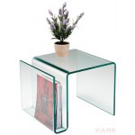 table d'appoint transparente