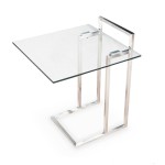 table d'appoint transparente