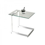 table d'appoint transparente