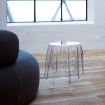 table d'appoint transparente