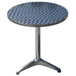 table de bar aluminium