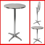 table de bar aluminium