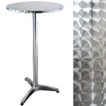 table de bar aluminium